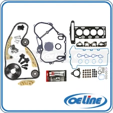 Fit 07-08 Chevrolet 2.2L Head Gasket Set Head Bolts Timing Chain Kit
