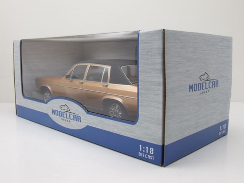 Opel Diplomat B 1972 beige metálico mate negro modelo coche 1:18 MCG - Imagen 9 de 9