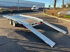 4m x 2m 13.4ft x 6.6ft 2700kg CAR TRAILER TRANSPORTER BEAVER TAIL