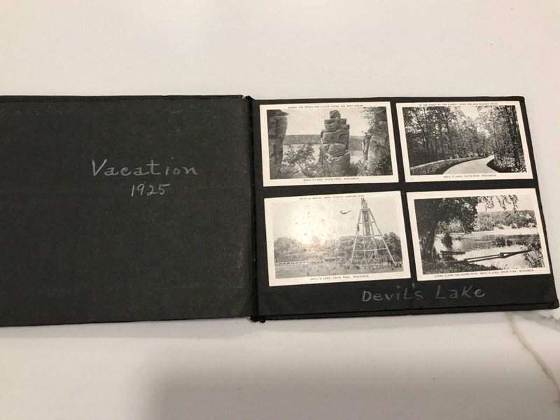 Antique 1925 Collection of Wisconsin Vacation Post Cards - free postage