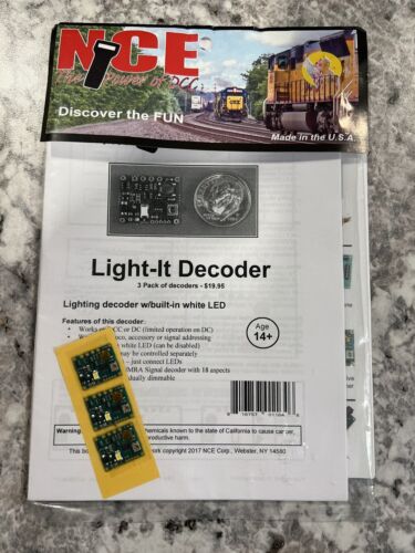 NCE 161 Light-it Universal Lighting & Signal Decoder - 3 pack  MODELRRSUPPLY - Picture 1 of 6