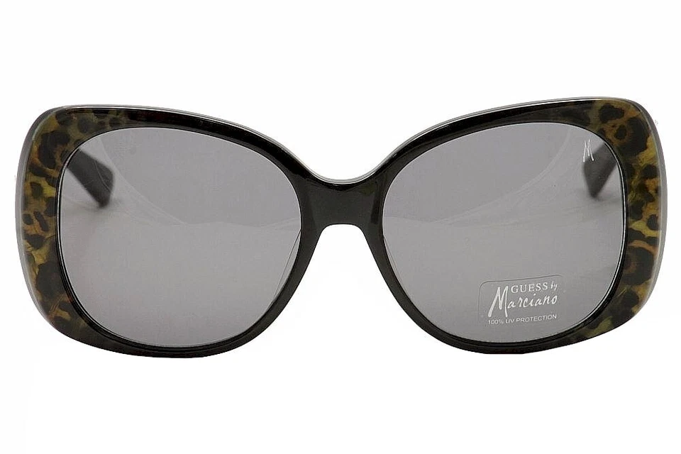 Guess by Marciano GM657 BKLP-3 Black/Leopard Butterfly Gray 58-17-135 Sunglasses - Image 2 of 4