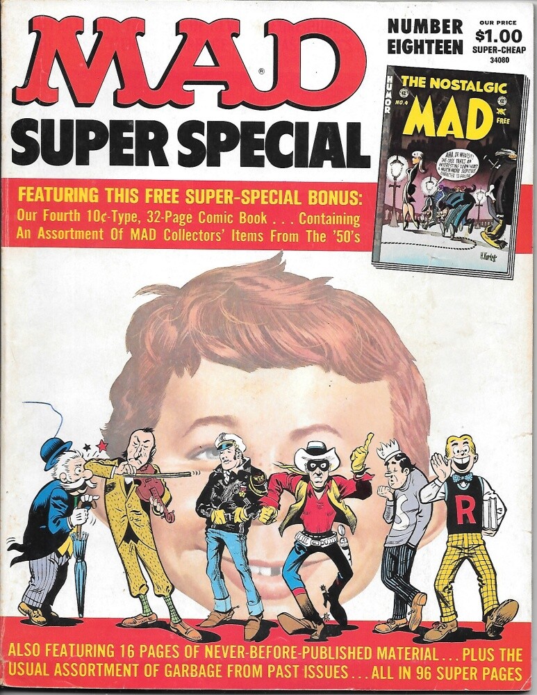 Mad Magazine Super Special #18 Contains Bonus Plus New Material