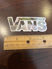 Vans Logo Sticker Skater Graffiti Wall