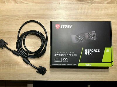 MSI Geforce GTX 1650 Low Profile Design