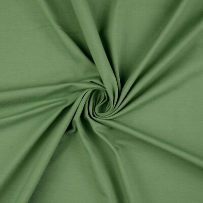 Premium Strick Baumwolljersey Stretch Interlock Uni Stoff Material 150cm breit