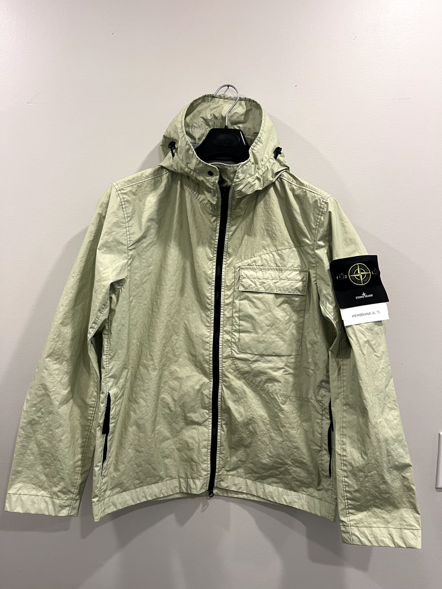 Stone Island Membrana 3L TC Jacket S/S 2022 Pastel Green Stone Island Membrana 3L TC Jacket S/S 2022 Pastel Green