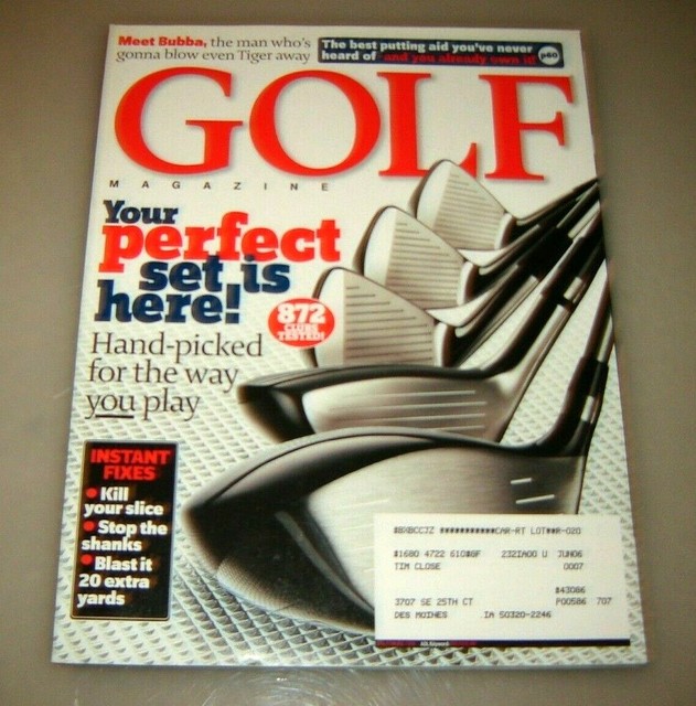 Golf Magazine January 2006 vintage back issue eBay