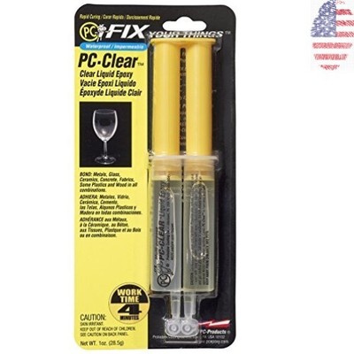 Durable Clear Epoxy Adhesive for Woodworking, Crafting, and Repair Projects