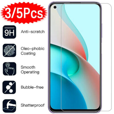 For Xiaomi 12T 11T Redmi Note 12 11 Pro 10 9 8 7 Tempered Glass Screen Protector