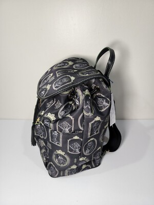 Dooney & Bourke Haunted Mansion Backpack Portraits Disney Parks DOONEY & BOURKE Haunted Mansion Portraits Black  main image 3