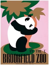3024.Brookfield Zoo decorative Poster.Panda Decor Art.Bedroom Natural Design