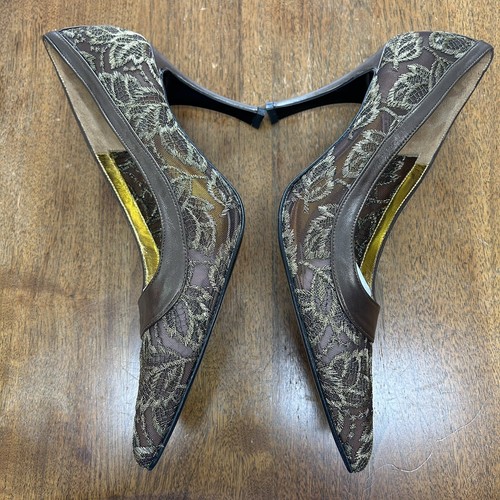 Timothy Hitsman Leather Heels Pumps Shoes Size 9.5 M - Picture 11 of 19