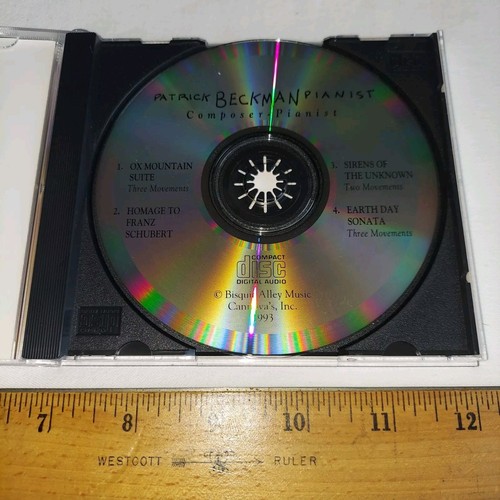 Patrick Beckman Homage to Franz Schubert pianist composer CD - Imagen 4 de 4
