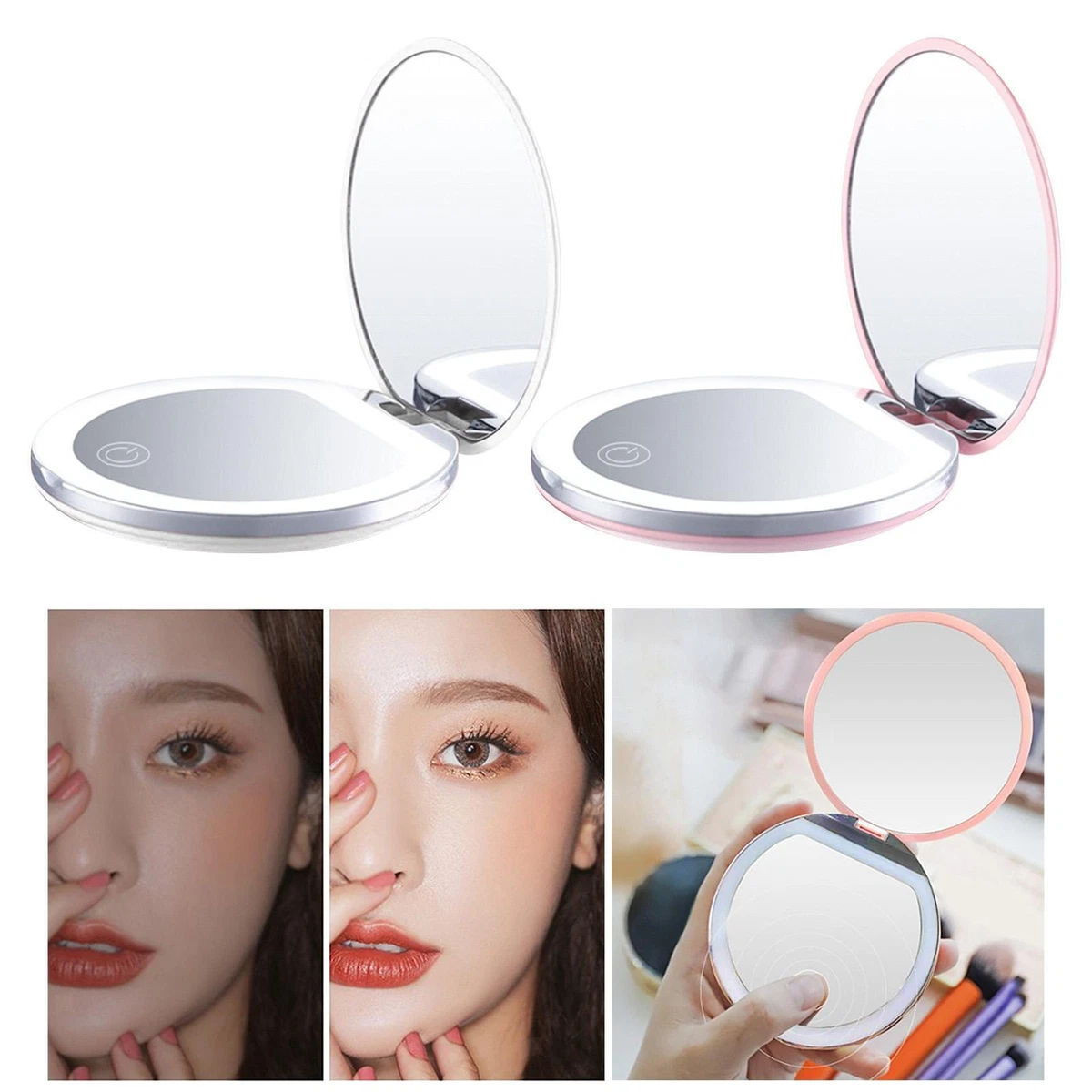 Ultimate lighted magnifying sale travel makeup mirror