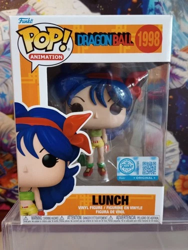 Funko Pop! Animation: Dragon Ball - Lunch (Blue Hair) #1998 w/Protector