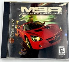 Metropolis Street Racer MSR Sega Dreamcast Game NTSC-U Disc Case Racing