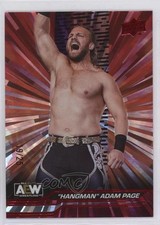 2024 AEW All Elite Wrestling Outburst Red 19/25 Hangman Adam Page #62 10hd