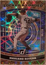 2023 Donruss Baseball Locked & Loaded Gold Mariano Rivera 1/99 New York Yankees