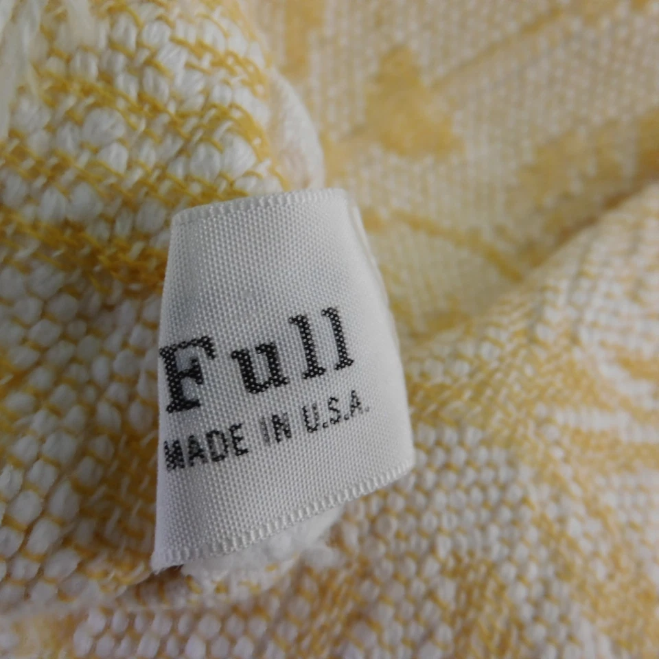 Colcha Vintage Tiro 97 x 102 Completa Queen Tejida Flecos Floral Matelasse Cubierta Foto 2 de 4