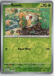 Rowlet 013/197 Obsidian Flames Reverse Holo