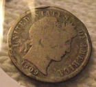 USA Barber Dime 1909-O