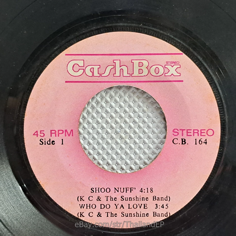 K.C. & THE SUNSHINE BAND /SHOO NUFF' /BONEY M / THAILAND EP 45 THAI - Image 4 of 4