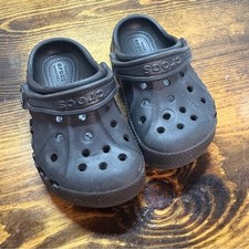 Crocs Black Clogs Size C7
