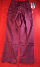Crest Women s Scrub Pants, Size Small, Maroon, Pockets, Brand New