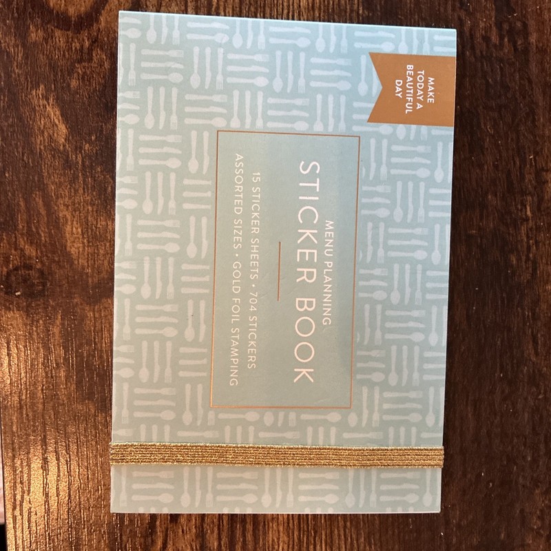 Menu Planning Sticker Book New From Passionate Penny Pincher