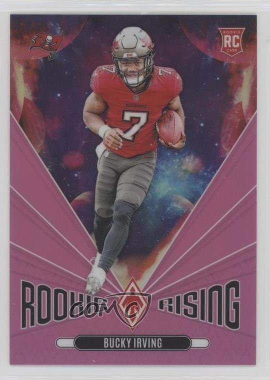2024 Panini Phoenix Rookie Rising Pink 6/80 Bucky Irving #RR-BIG RC 11ng