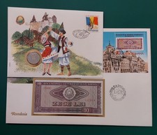 Banknote Letter Numis Letters - Romania, Romania 10 lei 1966,10 lei 1993 Paper Money