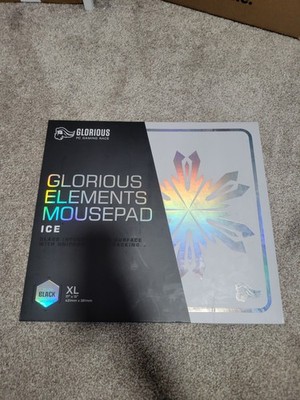Glorious Elements ICE XL Gaming Mousepad 15''x17'' Speed Surface - Used