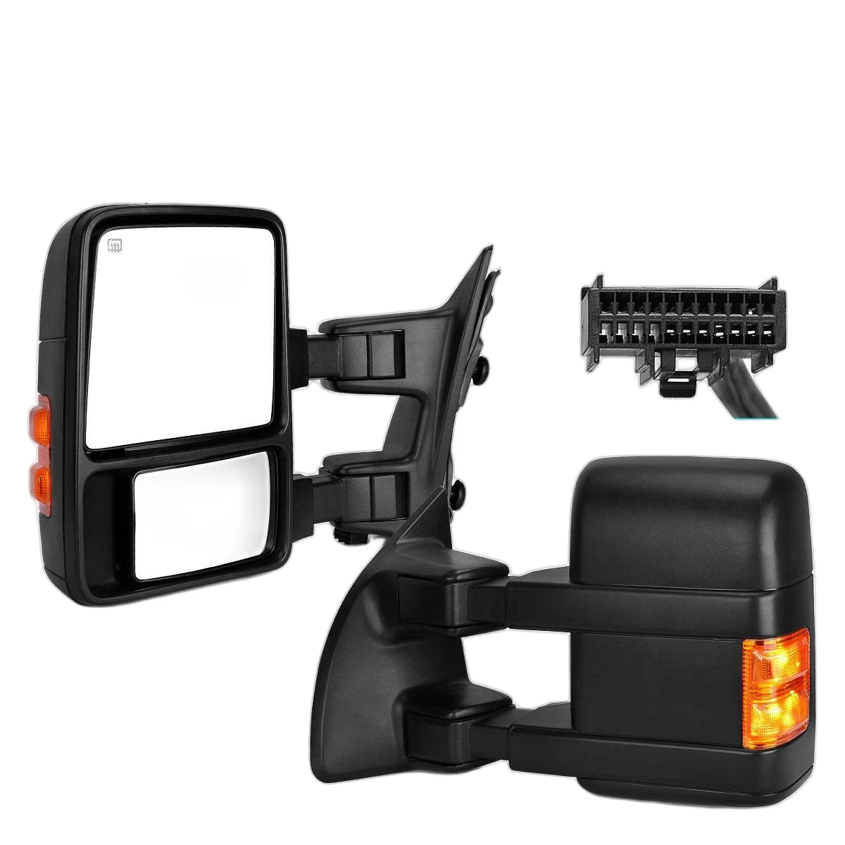 Power Heated Driver Side Tow Mirror for 2008-2016 Ford F250 F350 F450 Super Duty