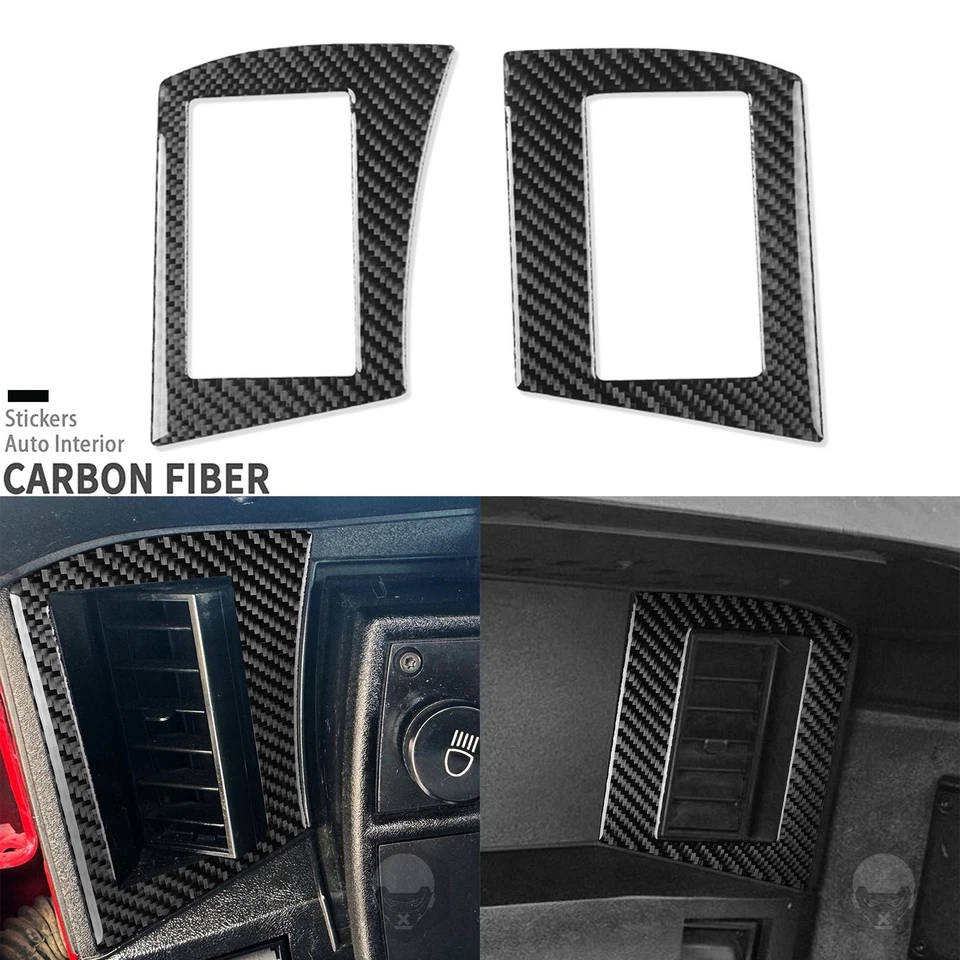 Kits completos de embellecedor de tablero de fibra de carbono real de 15 piezas para Chevrolet Camaro 82-89 Foto 2 de 4