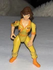 Vintage 1988 Teenage Mutant Ninja Turtles April O'Neil Orange Stripes 5" Figure