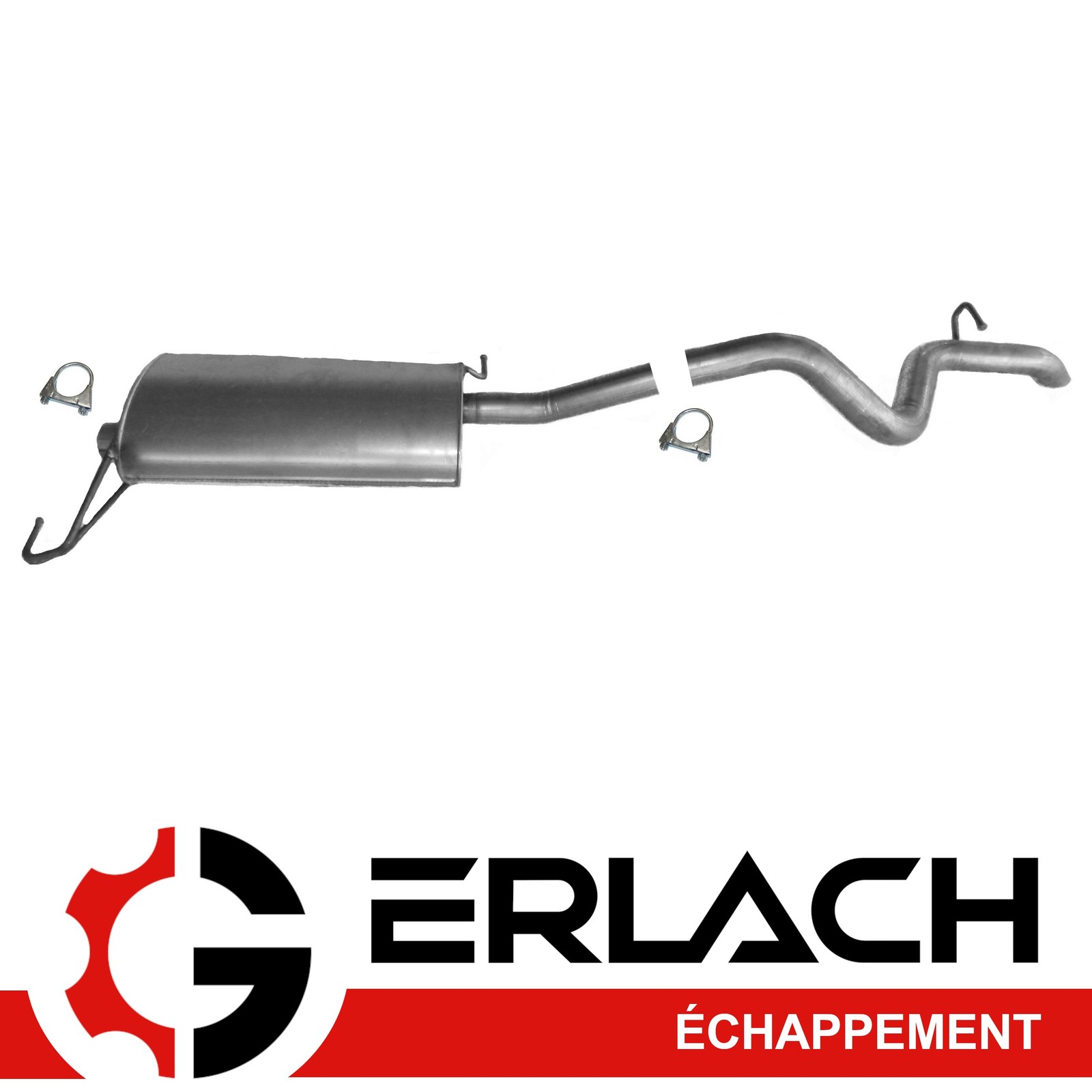 Echappement silencieux Mercedes ML 270 CDi W163 pot arriere 4387