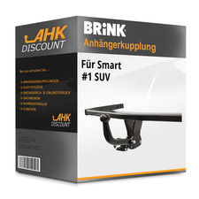 Für Smart #1 SUV 06.2022-jetzt BRINK Anhängerkupplung starr NEU