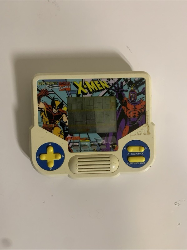 Tiger Electronic Marvel Comics X-Men Wolverine Handheld Game Tested Vintage 1988