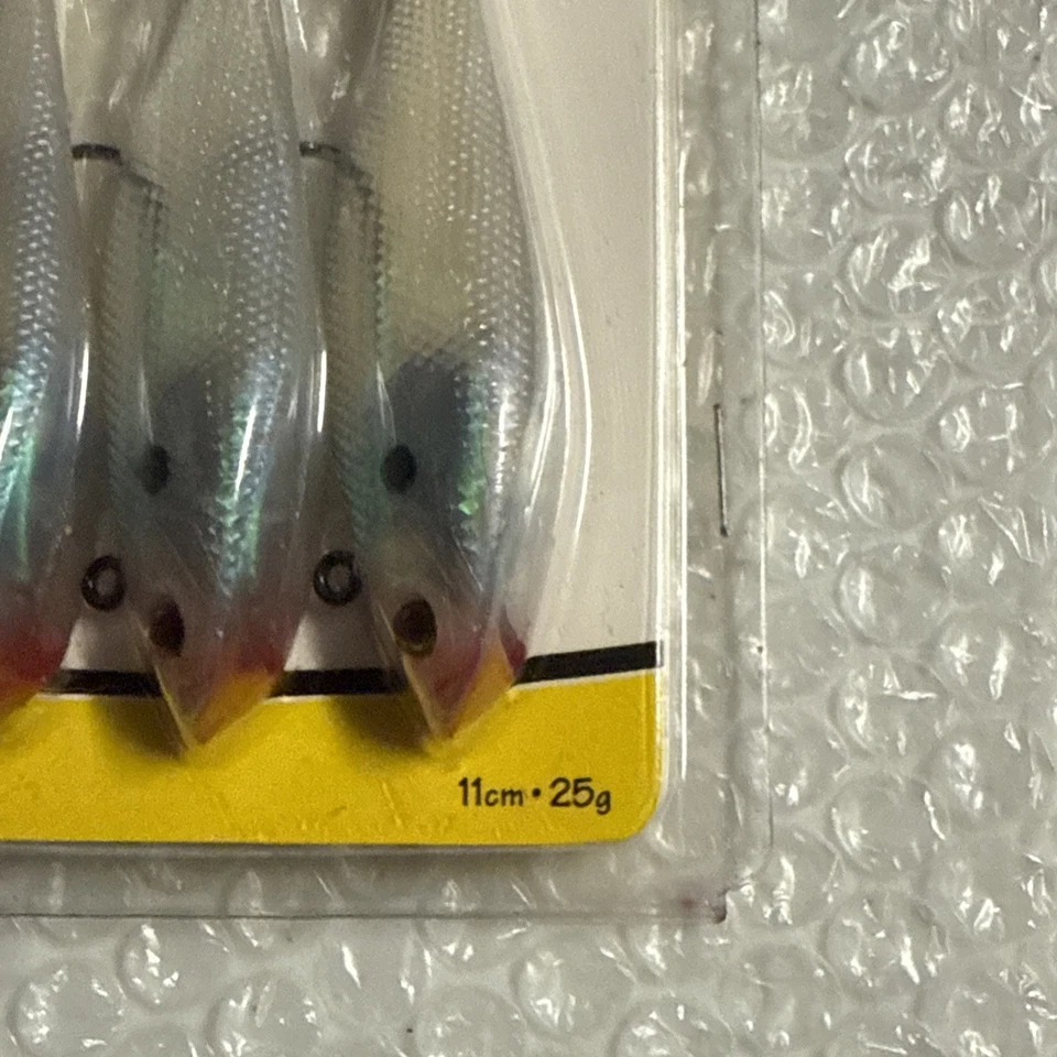 Señuelo de pesca Storm WildEye 4" Swim Shad paquete de 3 7/16 oz 25 g 04 Pearl WSS04PRL Foto 3 de 4