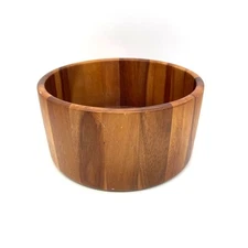 Lipper International Acacia Wood Salad Bowl 10" x 5" 