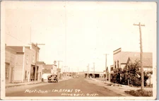 RPPC Small Town St Clifton Bowers Sheils Portion Imperial St Massey Ontario 