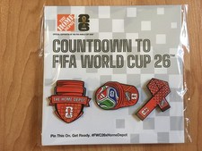 2026 Fifa World Cup Home Depot 3 Pin Lot Set ...