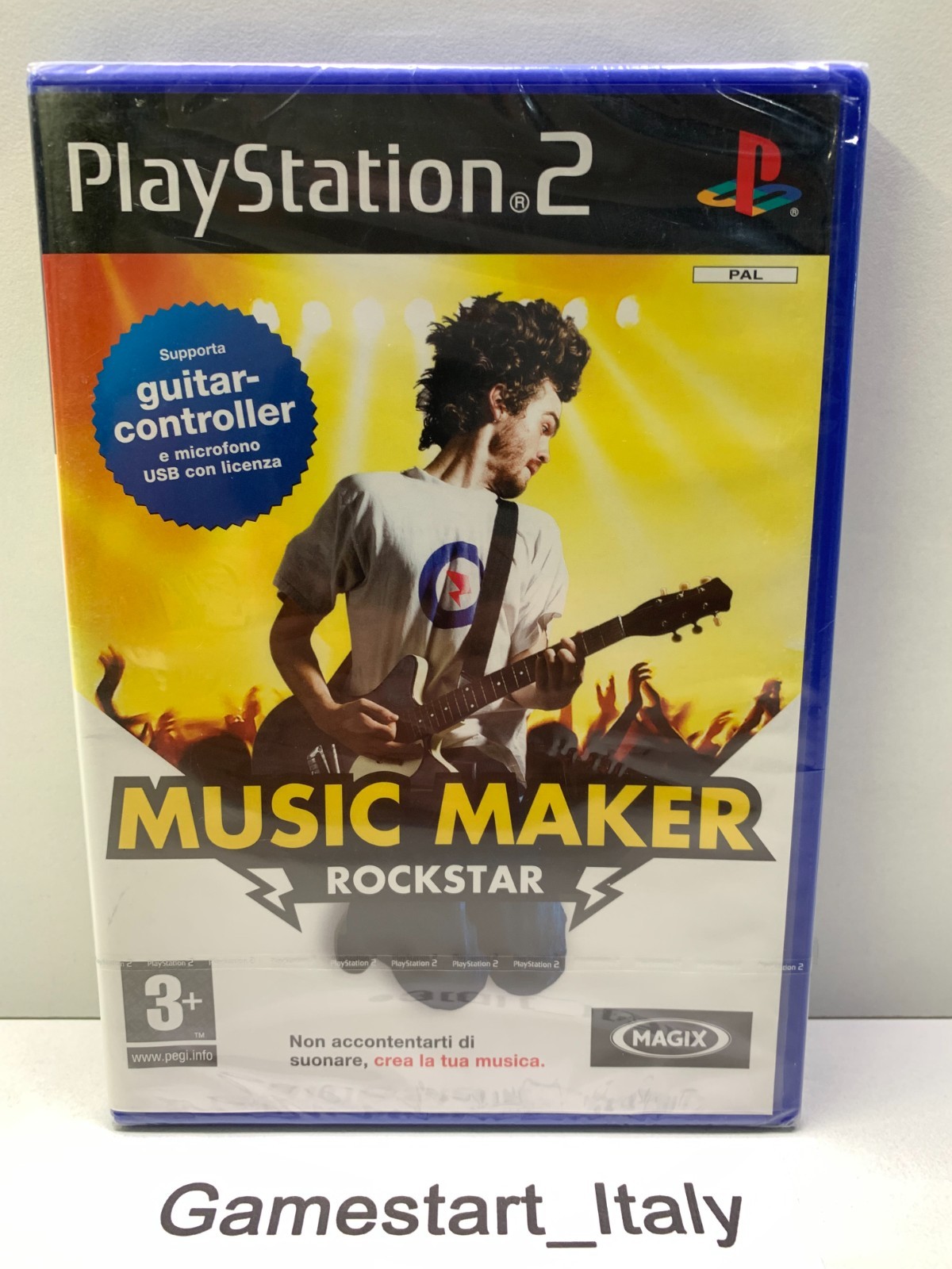 MUSIC MAKER ROCKSTAR - SONY PS2 - NUOVO SIGILLATO - NEW SEALED PAL VERSION