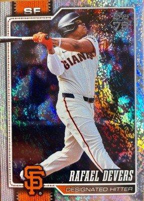 RAFAEL DEVERS SANDGLITTER - 2026 TOPPS SERIES ONE #219