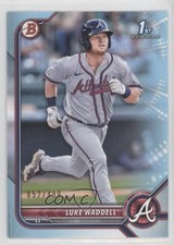 2022 Bowman Prospects Sky Blue Border 52/499 Luke Waddell #BP-48 16y1