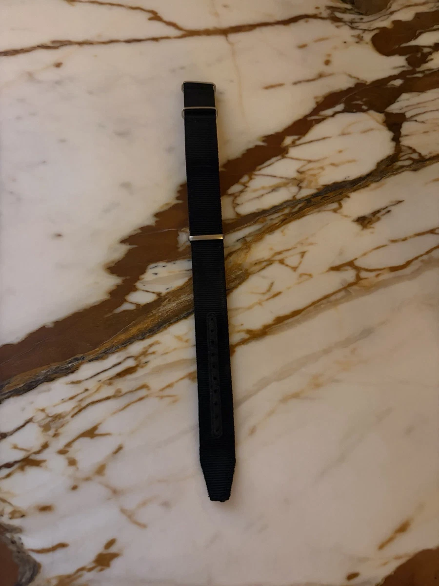 Cinturino IWC Originale In Gomma Nero 20mm Per Pilot's Mark XX E Chrono 41 IW326906