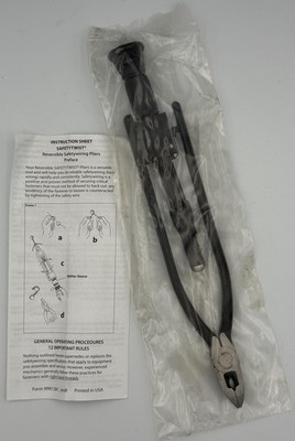 12-in Proto J198 Wire Twist Plier- Automatic, Reversible Safety, Stainless Steel