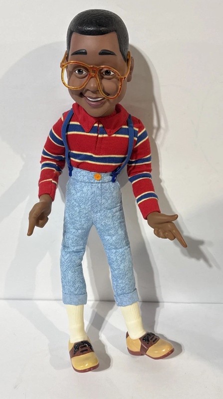 Steve Urkel-Family Matters Pull-String Talking Doll By Hasbro 1991 It Talks