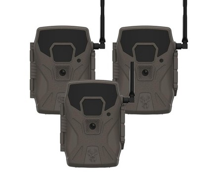 WILDGAME INNOVATIONS INSITE-V 3-PACK CELLULAR TRAIL CAMERA 32 MP, 80FT - GRAY